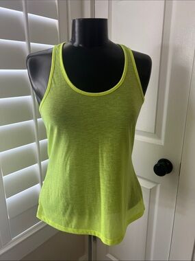 Neon Lime Racerback Tank Top